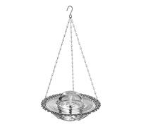 Electric Bird Fountain, Rustproof Bath Pump, 17.7x9.4x9.4 Inches Water Feature with Quiet Flow, Clear Basin Design, Garden Fountain with Decorative Style, Outdoor Accent for Yard and Patio