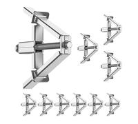 Electric Box Repair Kit - 10pcs Stamped Steel Outlet Repairer | Expansion Fixing Device For 86/118 Type Electrical Box | Wall Socket Maintenance Tool For Electricians Construction Repair Projects