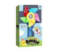 Electric Bubble Machine - Flower Pretend Play Toys for Kids, Electric Handheld Motor with 1 Touch Operating Function, Kids Battery Powered Bubble Wand for Outdoor and Home, Portable Design, 3.35inch