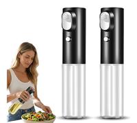 Electric Butter Sprayer, Rechargeable Oil Dispenser with Fine Mist for Popcorn Butter, Continuous Spray Bottle for Cooking, Baking, BBQ and Salads, Leak-Proof Design For Perfect Butter Portions (2Pcs)