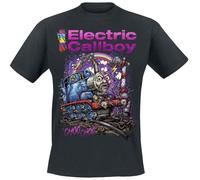 Electric Callboy Choo Choo Hombre Camiseta Negro L 100% algodón Regular