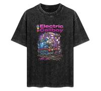 Electric Callboy Choo Choo Tekkno Train Unisex T-Shirt Printed tee Graphic Top Men Black Shirt XL