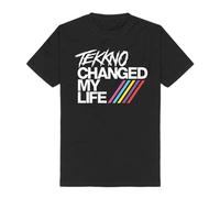 Electric Callboy Tekkno Changed My Life Hombre Camiseta Negro S 100% algodón Regular