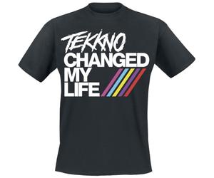 Electric Callboy Tekkno Changed My Life Hombre Camiseta Negro S 100% algodón Regular