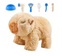 Electric Capybara - Electric Plush Capybara, Interactive Pretend Play, Walking Hopping Electricc Plush Capybaraa for Kids Boys Girls Preschoolers Children Bedroom Living Room Dorm Travel