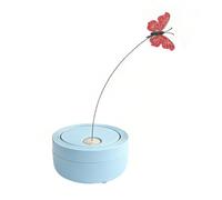 Electric Cat Teaser, USB Rechargeable Wand with Butterfly Design, 4.72x4.72x2.16 Inches Interactive Toy with Sturdy Feature, Fun Play Accessory for Indoor Cats and Kittens, Exercise Entertainment Toy