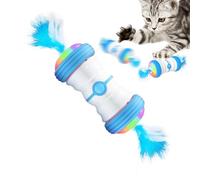 Electric Cat Toy, Automatic Cat Teaser, Usb Charging Cat Toy, Motorized Feather Toy, Led Light Cat Toy, Teaser For Cats, Cat Teaser With Feathers, Motorized Cat Toy With Feathers, Cat Toy With Bells