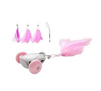 Electric Cat Toy, Interactive Cat Toy, Squeaky Cats Toys, Moving Cats Toys, Interactive Squeaky Cat Toys With Feathers, Bells, And Moving Design, Providing Endless Fun For Indoor And Outdoor Cats
