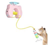 Electric Cat Toy - Interactive Smart Cat Game, Motion Sensor Kitten Toy for Indoor Hunting Simulation Enrichment | Rechargeable Automatic Plush Moving Pounce Device, Boredom Relief Fitness Training