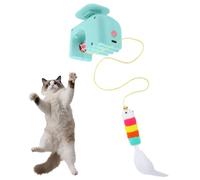 Electric Cat Toy, Interactive Smart Pet Game, Automatic Hangable Kitten Exercise Toy, Fun Motion Enrichment Plaything for Indoor Cats, Fitness Training, Boredom Relief, and Daily Entertainment