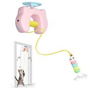 Electric Cat Toy - Motion Sensor Interactive Teaser Ball Device, Indoor Hunting Simulation Game | Rechargeable ABS Plush Enrichment System, Scratch Resistant Bite Safe Activity Trainer For Kittens,