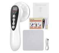 Electric Cellulite Massager - Cordless Rechargeable Body Massaging Device | Portable Machine with Heat and Vibration Modes | Sculpting Massager for Arms Legs Waist Back Abdomen