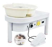Electric Ceramic Machine,Clay Forming Machine,350W 25Cm Pottery Forming Machine,With Foot Pedal And Detachable Basin, For Ceramic Work Ceramics Clay, LJJY-KK