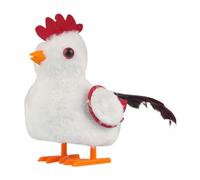 Electric Chicken Toy, Electronic Walking Chirping Toys, Educational Interactive Learning Toy, Portable Lightweight Soft Plush Doll for Boys Girls Kids, Fun Movement Sounds
