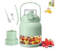 Electric Citrus Juicer 28 Oz, Citrus Juicer 28 Oz With Straw and Two Lids, Portable Mini Blender for Fresh Juice (1PCS)