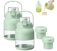 Electric Citrus Juicer 28 Oz, Multifunctional Large-Capacity Wireless Portable Juicer Cup, With Straw and Two Lids, Smoothie Blenders on the Go, Fruit Lime Squeezer (2PCS)