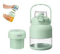 Electric Citrus Juicer 28 Oz, With Straw and Two Lids, Electric Juicer Bottle, Fresh Juice Smoothie Blenders on the Go, Multifunctional Large-Capacity Wireless Blenders Rechargeable (1pcs)