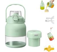 Electric Citrus Juicer 28 Oz, With Straw and Two Lids, Multifunctional Large-Capacity Wireless Portable Juicer Cup, Electric Juicers Bottle for Fresh Juice, Oranges And Lemons (1 Pc)