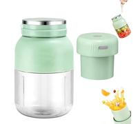 Electric Citrus Juicer 28 OZ with Straw and Two Lids, Multifunctional Large-Capacity Wireless Portable Juicer Cup, Portable Blender Cup, for Oranges, Lemons, Limes (1300 ML)