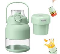 Electric Citrus Juicer 28 OZ with Straw and Two Lids, Multifunctional Large-Capacity Wireless Portable Juicer Cup, Portable Blender Cup, for Oranges, Lemons, Limes (800 ML)