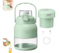 Electric Citrus Juicer 28 Oz, With Straw and Two Lids, Portable Blender Cup, Travel Cold Press Juicer Bottle Cups, Multifunctional Large-Capacity Wireless Blenders Rechargeable (1PCS)