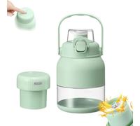 Electric Citrus Juicer 28 Oz, With Straw and Two Lids, portable Electric Citrus Juicer, Personal Travel Cold Press Juicers Bottle Cups, Fast Squeezing for Oranges, Lemons, Limes (1pcs)