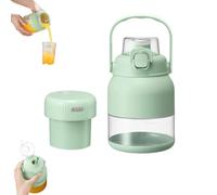 Electric Citrus Juicer 28 Oz, With Straw and Two Lids, Portable Mini Blender, juice Smoothie Blenders on the Go, Personal Travel Cold Press Juicer Bottle Cups Fruit Lime Squeezer
