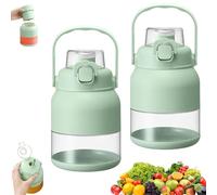 Electric Citrus Juicer 28 Oz, With Straw and Two Lids, Portable Mini Blender, Personal Travel Cold Press Juicer Bottle Cups for All Kinds of Fruits and Smoothies (2Pcs)