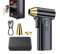 Electric Compressed Air Blower, Multi Functional Detailing Tool, 3.15 Inches Versatility with Brush Nozzles, Portable Electronics Cleaner, Ergonomic Design with Modern Style, Duster for Household Car