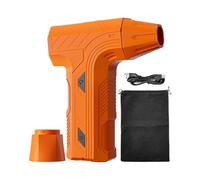 Electric Compressed Air Duster, 80000RPM Three-Gear Adjustable & Handheld PC Air Blower, High-Speed Dust Cleaning Tool, Office and Home Electronics Cleaner for Computers Keyboards PC Car Interiors