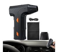 Electric Compressed Air Duster, 80000RPM Three-Gear Adjustable & Handheld PC Air Blower, High-Speed Dust Cleaning Tool, Office and Home Electronics Cleaner for Computers Keyboards PC Car Interiors