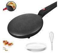 Electric Crepe Maker Quick Heat,Instant 8"Fully Automatic Pancakes Pan,Nonstick Portable Pancakes Griddle, DIY Breakfast Appliance,Pancakes Tortillas Perfect For Home Kitchen(B)