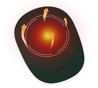 Electric Cup Warmer - Glass Material, Coffee Mug Warmer, 3 Temperature Settings | Smart Heating Pad, USB Powered Cup Mat, Milk Warmers for Home, Office, Desk &