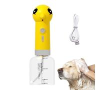 Electric Dog Cleaning Foam Machine - Dog Cat Bath Foaming Shampoo Sprayer | Rechargeable Pet Shower Foamer | For Bathroom Tub Kitchen Bathtub Sink Toilet, Automatic Foam Generator Bubble Machine