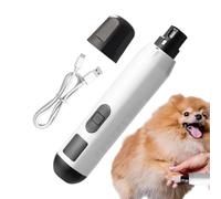 Electric Dog Nail Grinder,18x3.5x3cm, Paws Grooming Tool, 5 Speed Rechargeable Nail Trimmer, Quiet Performance, Safe Cuticle Care for Small, Medium, Large Dogs, Cats, Pets