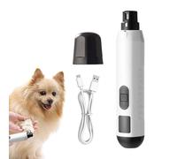 Electric Dog Nail Trimmer, 5-Speed Recargable Pet Nail Grinder, Low-Noise Toenail Grooming Tool for Small, Medium & Large Dogs & Cats, Safe & Paw Care