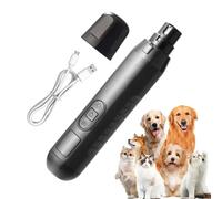 Electric Dog Nail Trimmer, 5-Speed recargable Pet Nail Grinder, Safe Grooming Tool for Small to Large Cat & Dog (7,09 x 1,38 x 1,18 pulgadas) , Low Noise Paw Care Device