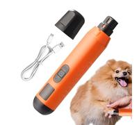 Electric Dog Nail Trimmer, 5 Speed Rechargeable Pet Nail Grinder for Small, Medium Large Dogs Cats, Low Noise Grooming Tool for Painless Paw Care, 7.09x1.38x1.18 Inches