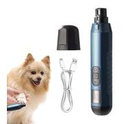 Electric Dog Nail Trimmer, Cat Toenail Grinder, 5-Speed Recargable Pet Paws Grooming Tool, Efficient Nail Care, For Small, Medium, Large Pets, Safe and Easy Use, 7.09 x 1.38 x 1.18 in