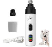 Electric Dog Nail Trimmer, Nail File for Small Dogs, USB Charging Nail Grinder, Silent Pet Claw Grooming Tool, Pet Nail Clipper for Cats, Professional Dog Grooming Tool, Electric Toe Nail File,
