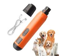 Electric Dog Nail Trimmer, Pet Paws Grooming Tool, Quiet Nail Grinder, 5-Speed ajustable, recargable y bajo ruido, adecuado para grandes medios, 7.09 x 1.38 x 1.18 pulgadas