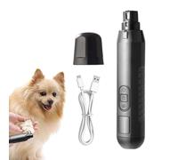 Electric Dog Trimmer, Cats Nail Grinder, 7.09x1.38in 5 Speed Recargable, quiet Low Noise Feature, Safe Painless Grooming for Small Medium Large Pets, Home Use