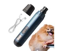 Electric Dog Trimmer, Cats Nail Grinder, 7.09x1.38in 5 Speed Recargable, quiet Low Noise Feature, Safe Painless Grooming for Small Medium Large Pets, Home Use