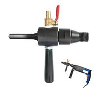 Electric Drill Turn Water Drill Tool - Copper Water Connector Rod, DrillCooling WaterFeed System Adapter, HammerDrill Conversion Kit Accessory, Enhanced Cooling Support Tool For Home