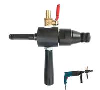 Electric Drill Turn Water Drill Tool - Copper Water Feed Adapter Rod Kit, Cooling Connector System, Supply Conversion Accessory, Construction Tool Upgrade For Home Improvement Work Use