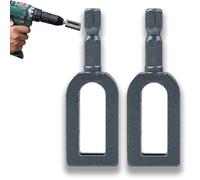 Electric Drill Wire Twisting Tool, Wire Twister Tool for Drill, Professional Wire Twisting Tool for Fencing, Rebar Tying, and Construction, Alloy Steel (#9+#9)