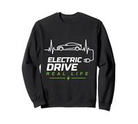 Electric Drive Real Life EV Car Charging Sudadera