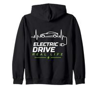 Electric Drive Real Life EV Car Charging Sudadera con Capucha