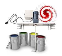 Electric Drum Paint Mixer, Commercial Tank Mixer Machine, for Paint Coating Materials Viscous Liquid Ink Dissolver Agitator 220V(110v)