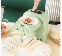 Electric Dumpling Machine, Electric Ravioli Shaper, Automatic Dumpling Maker,Three Speed Adjustable,Imitate Manual Edge Pressing, With a More Symmetrical And Fitting Edge Closure, LJJY-KK, Green